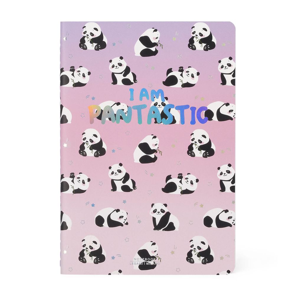 Legami Notebook - Quaderno - Medium (A5) - Plain - Panda