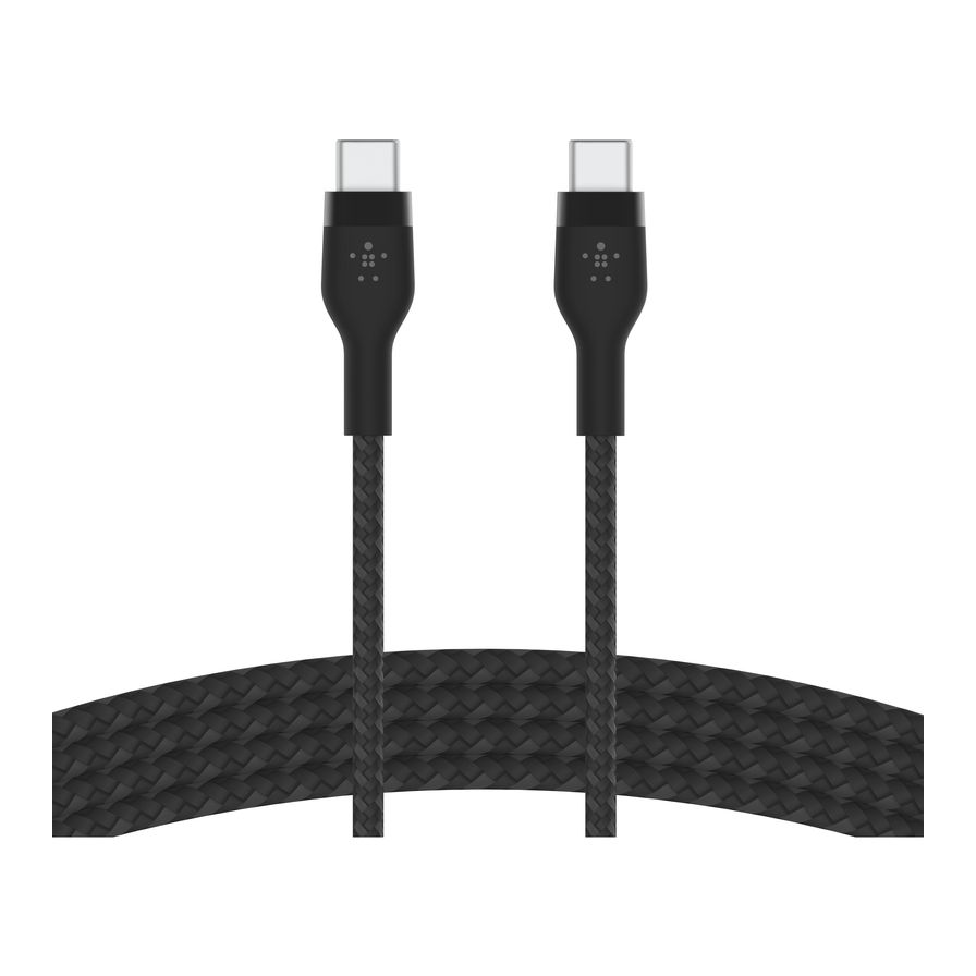 Belkin Braided Silicone Cable USB-C to USB-C 2.0 1m - Black