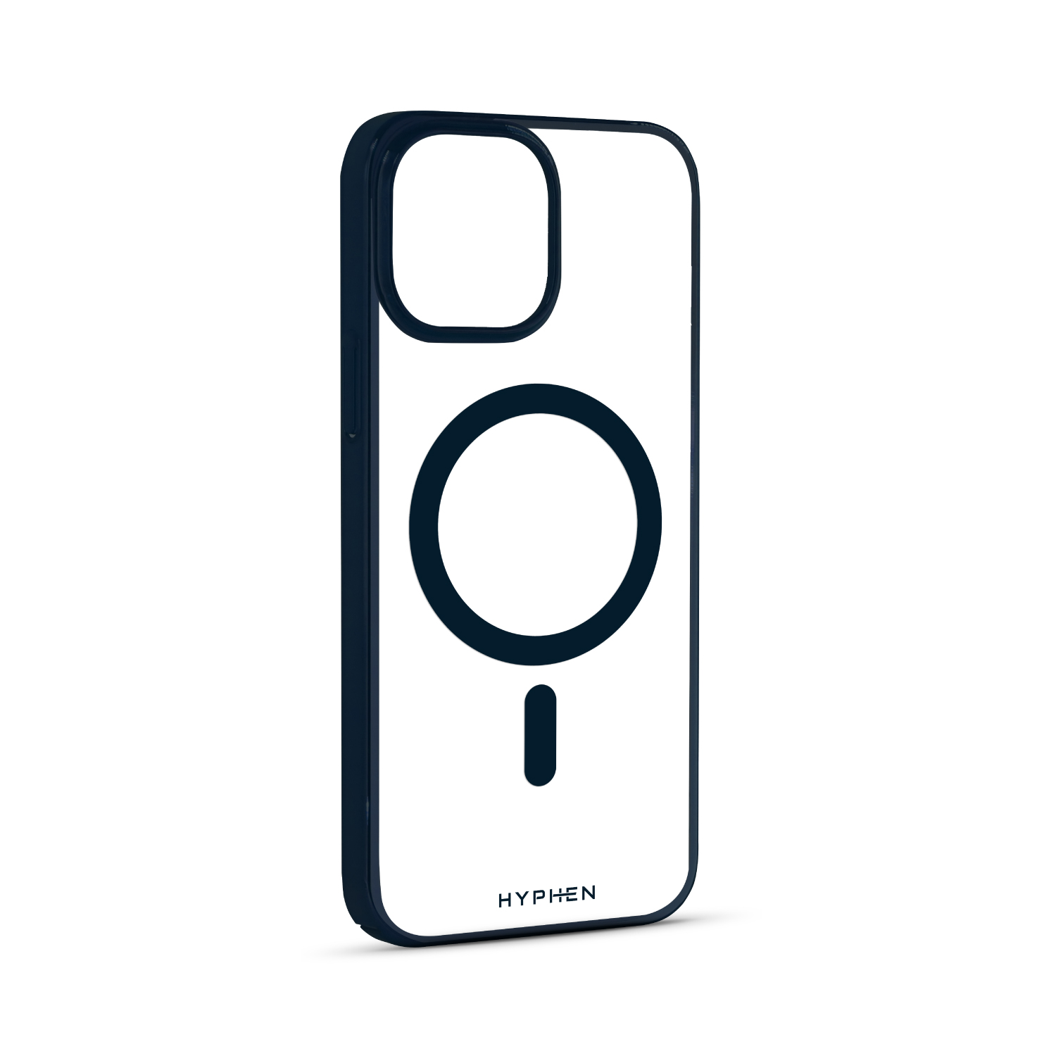 HYPHEN Noct MagSafe Frame Case for iPhone 15 Plus - 6.7-Inch - Titanium Grey