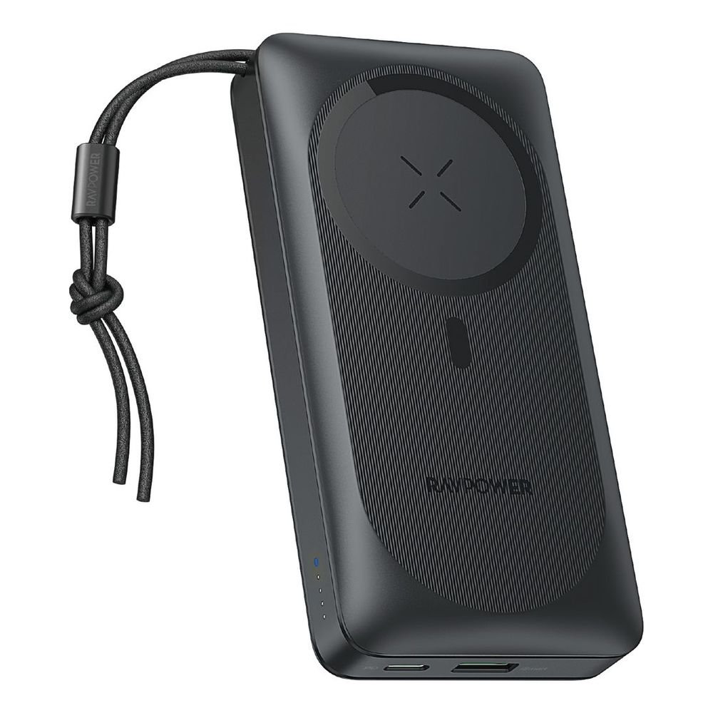RAVPower PD 20000mAh 15W Magnetic Wireless - Black