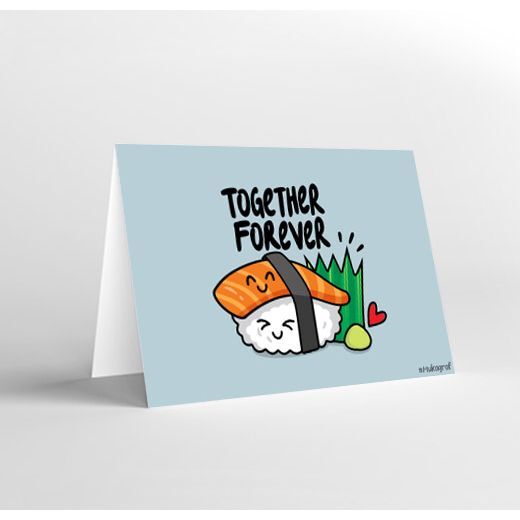 Mukagraf Together Forever Greeting Card (17 x 11.5cm)
