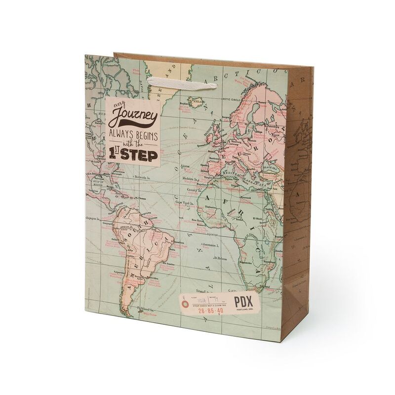 Legami Map Gift Bag - Large