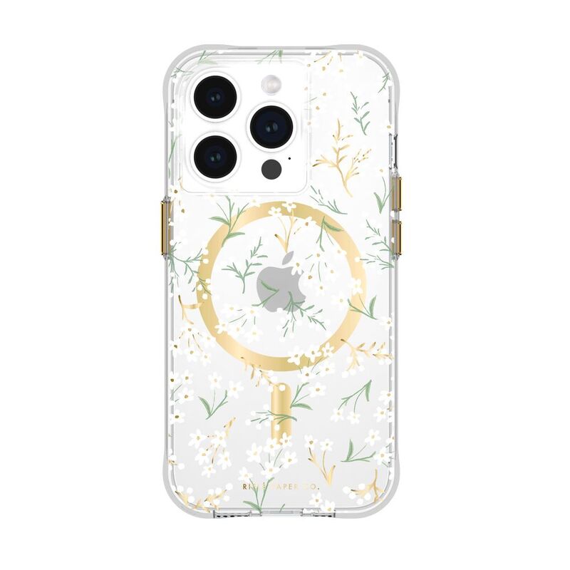 Rifle Paper iPhone 15 Pro Petite Fleurs with MagSafe Case