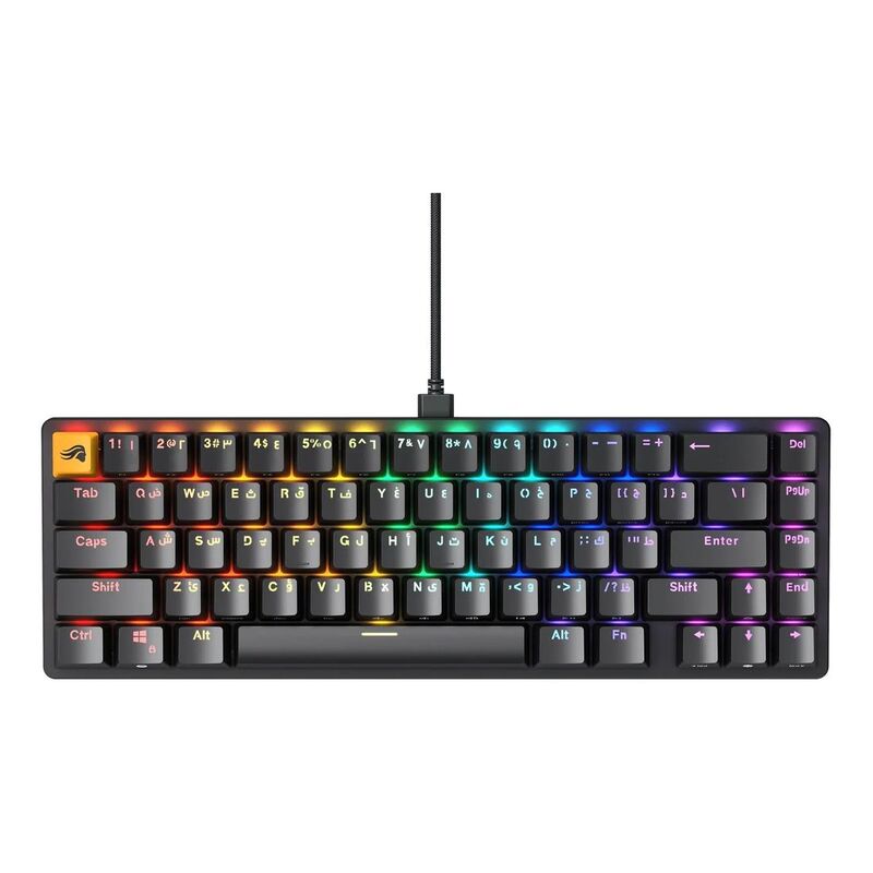 Glorious GMMK 2 65% Gaming Keyboard(Pre-Built ANSI) (Arabic) - Black