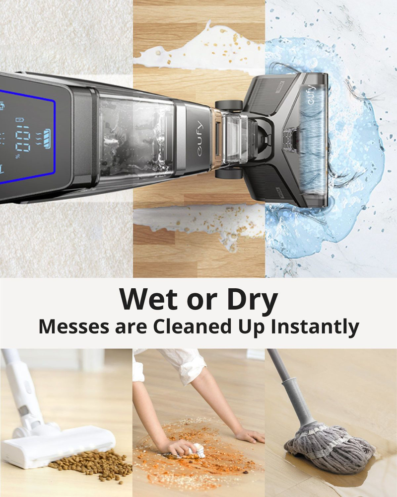 Eufy W31 Wetvac Wet & Dry Cordless Vaccum Cleaner - Black